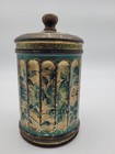 Vintage Tin Coffee Container Hinged Lid