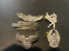Lot Of 5 Vintage Harley Davidson Hat Pins Assorted  Biker Motorcycles Old Shook