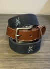 Peter Millar Belt     Laurel Valley Golf Club     Size  34     Blue
