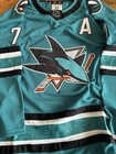 Macklin Celebrini San Jose Sharks Nhl Jersey Teal Size 52 Large Mens