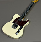 High Q Quality Tele Vintage Yellow Tl 52 Electric Guitar Brass Bridge Mahogany