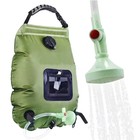 5-gallon Solar Shower Bag     Portable Camping Shower With Hose   Head