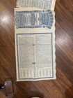 Chinese Republic Lung-tsing-u-hai Railway 5  Gold Loan  20 Bond W coupons  1913