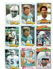 Miami Dolphins Vintage Lot Of 40 Cards G-vg  moore  Twilley  Bx9a
