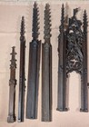 Lot Of Antique Gothic Revival Woodcarvings Finials Tracery Panels And Ornaments