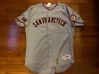 2009 Giants Merkin Valdez Game Used Worn Road Jersey Size 52 Holo Burns Patch