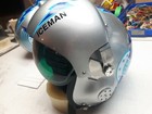 Top Gun Iceman Flight Helmet Maverick Prop Fighter Pilot Decals Stickers Stripes