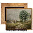 Vintage Landscape Art Print Framed Canvas Wall Art Home Decor  Farmhouse