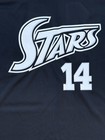 Rare Reebok Wnba San Antonio Silver Stars Jersey Shannon Johnson Sz L Nwt   Auto