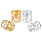 200 Pcs Dreadlocks Beads Hair Braid Rings Clips Dread Locks Hair Braiding Met   