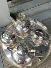 Vintage Christofle Lino Sabattini Ceylan 5pc Tea Coffee Service Set