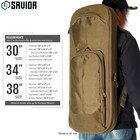 Savior Equipment Specialist Covert 38  Rifle Case Dark Fde Rb-sgsport38-ws-tn