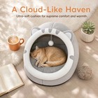 Warm Cat Cave Bed Soft Pet House Cozy Sleeping Tent For Cats Small Dogs