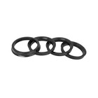 4pcs Plastic 67 1mm Od To 56 1mm Id Car Hub Centric Rings Wheel Bore Center