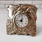 Vintage Table Watch Silver 925 Italy 1970 Century Signed Collectible