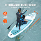 Inflatable Stand Up Paddle Board 11  Sup Surf Board With Paddle Accessory