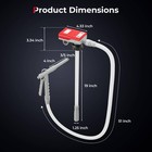 Fuel Transfer Pump W hand Trigger Nozzle For Flow Control   Stop Extra Long Hose