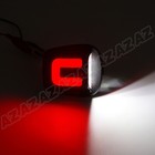 2x Red white Led Rear Bumper Tag Light License Plate Lamp Fit 97-11 Dodge Dakota