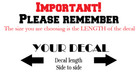 Custom Text Vinyl Lettering Sticker Decal Personalized -any Text - Any Name-