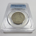 1861 O Pcgs Vg8 - Silver Seated Liberty Half Dollar 50c Us Coin  56130a