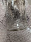 Vintage Planters Mr  Peanut 75th Anniversary Glass Jar With Lid 1981