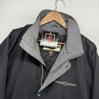 Vintage Ford Thunderbird Jacket Men s Large Black Full Zip Snap Embroidered New