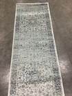 Light Blue 2 -2  X 8 -0  Back Stain Rug  Reduced Price 1172680832 Vtg113-7660-28