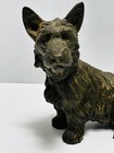 Vintage Austrian Bronze Cold Painted Scottish Terrier  Scottie Dog Figurine 6   