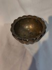 Antique Vintage Hand Painted Kashmir Fluted Brass Laqured Bowl 4x6
