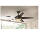 Home Decorators  Windward Lv 52  Indoor Oil Rubbed Bronze Ceiling Fan   Remote