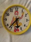 Very Rare Vintage Ronald Mcdonald Wall Clock Elgin Germany Mcdonald s Hamburgers