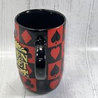 Golden Nugget Casino 16 Oz Red  Black gold  Coffee Mug Cup Las Vegas New