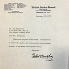 1976 Senator Hubert Humphrey Personal Letter And Card Stock Photo 8x10 No Coa