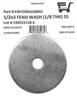  4  1 2 Id X 3 Od Stainless Steel Fender Washer Large Od  extra Thick 1 8   