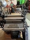 Heidelberg Original Letterpress 10x15 Redball Windmill Printing Press