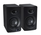 Pair Rockville Asm4 4  Studio Monitor Computer Speakers W bluetooth riser Stands