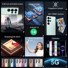 Mmy I25 Ultra 5g Unlocked Smartphone 16gb 512gb Fully Cell Phone For Cyan