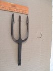 Vintage Early Iron Fish  Eel  Frog Fishing 3 Prong Gig Hand Forged Iron 
