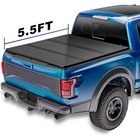 5 5 Ft Hard Tri-fold Truck Bed Tonneau Cover For 2004-2020 Ford F150