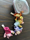 Disney Store Plush Winnie The Pooh   Friends Finger Puppets Easter Egg Bag