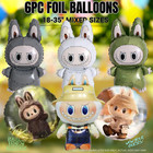 Plushy Party Supplies Birthday Decoration Balloon Tableware Banner Foil Latex