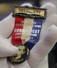 1915 Conn  Sons Of Veterans Gar Button W  Ribbon  torn  Delegate