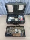 Vintage 1950   s U s  Military Barber Trunk   Barber Kit Case     Korea Era