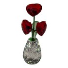 Swarovski Rocking Flower Heart Pot 5415273 With Box Rare Discontinued Item