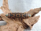 Antique Tibetan 7 Eyes Energy Old Agate Dzi Bead Amulet Pendant Gzi Beads D15