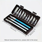 13pcs Aluminum Alloy Precision Craft Knife Set Carving Cutting Diy Art Tool