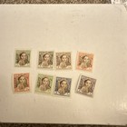 Iraq 1942 King Faisal Ii Service Overprint Used Cto Postage Stamps 4-10 Fils