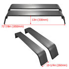 2 Pcs Steel Diamond Tread Plate Tandem Axle Trailer Fenders 10-1 4 x72-7 8 x13 