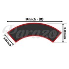 Custom Embroidered Top Rocker Motorcycle Biker Name Tag Sew On Patch 14   b 
