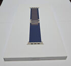 New Original Medium  m  Apple Watch 49mm Alpine Loop Blue Band Mt5l3am a -sealed